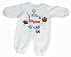 New Baby "Future All-Star"  Personalized  Fleece Romper 61407X
